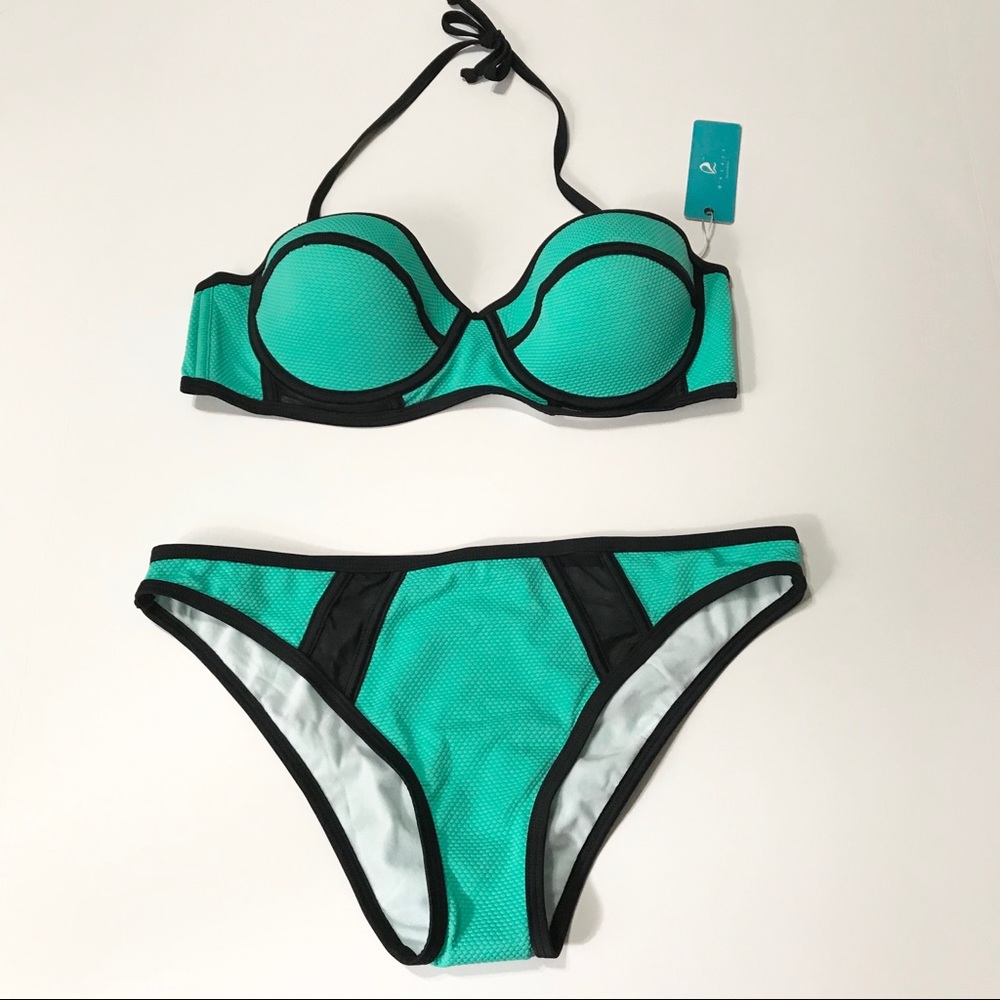 Two piece bathing suit